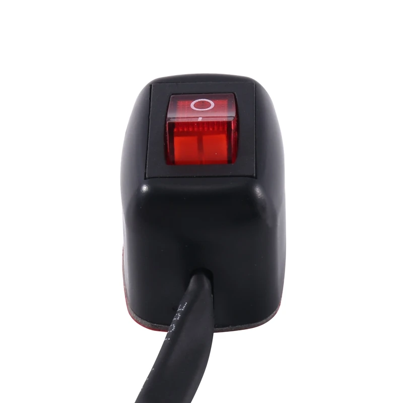 Car Modification Paste Switch Mini Rocker Switch Self-Locking Ship Type Switch With Line