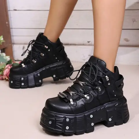 2025 New Daddy Shoes Platform Women's Personality Casual Sneakers