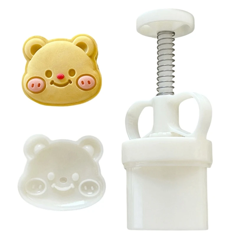 

N0HB Moon Cake Molds Cookie Stamp Chinese MidAutumn Moon Cake Maker for make Cookie
