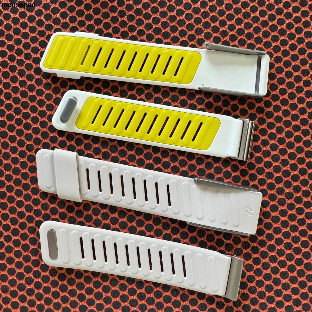 Suitable for Whoop 5.0 Dual Color Silicone Sports Strap PEAK/LIFE with Black U-Shaped Metal Frame MG Replacement Wristband W