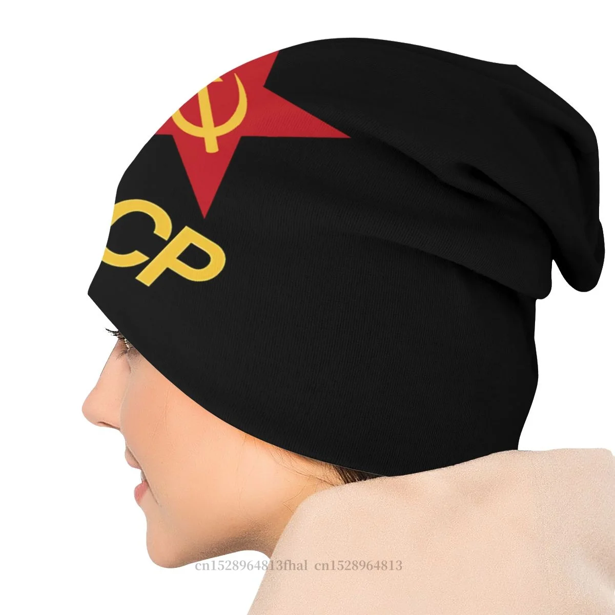 USSR Soviet Union Bonnet Homme Outdoor Thin Hat Russian CCCP Skullies Beanies Caps For Men Women Style Cotton Hats