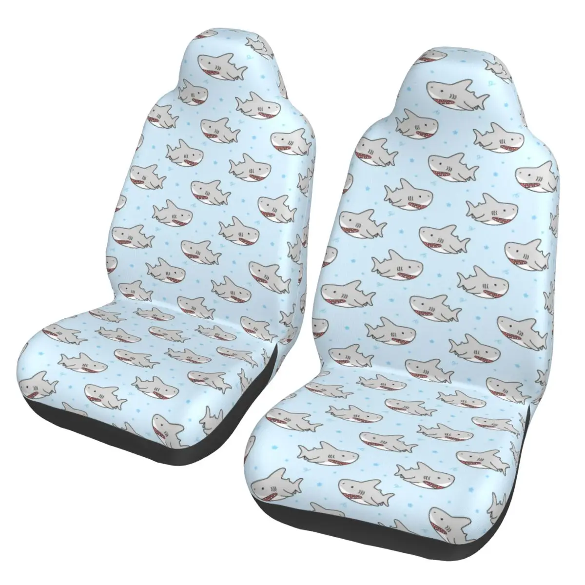 

Cartoon Shark Universal Car Seat Cover Off-Road AUTOYOUTH Car Seat Cushion Fiber Car Accessories