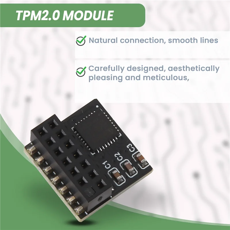 

Модуль безопасности TPM TPM2.0 для ASUS TPM SPI, параллельный доверированный модуль платформы, многофункциональный портативный модуль