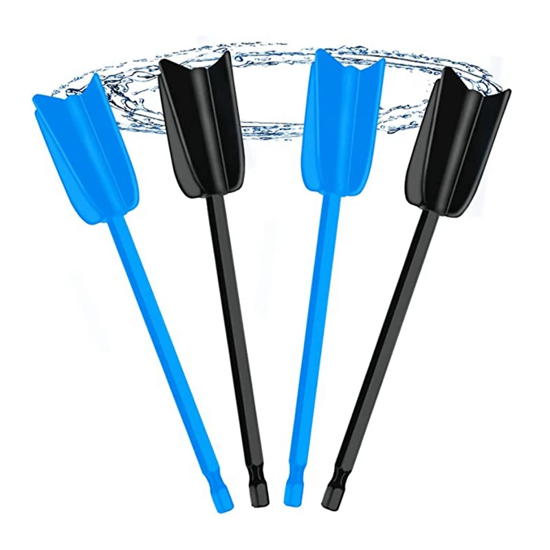 Resin Mixer Epoxy Mixer Paddles -4 Reusable Reusable Paint And Resin Mixer Paddle To Mix Epoxy Resin,Paint,Ceramic Glaze