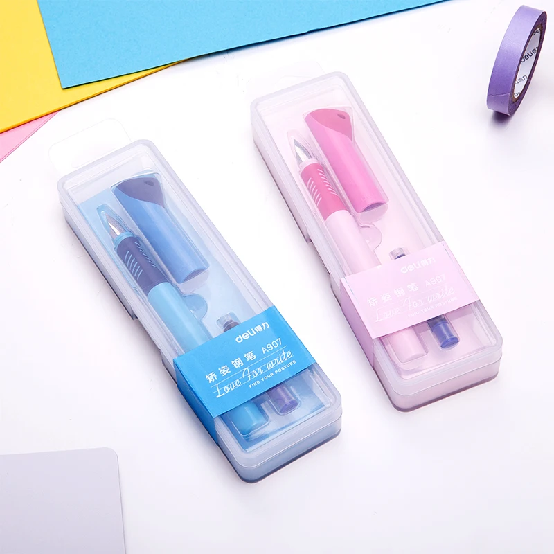 ديلي تصحيح الموقف قلم حبر بلاستيكي عالي الجودة قابل للمسح أكياس الحبر الأزرق القرطاسية مكتب اللوازم المدرسية الكتابة هدية #5