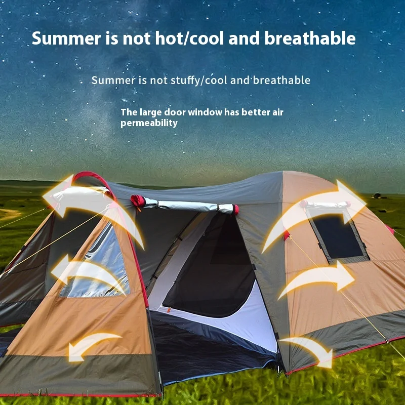 Easy-to-Install Sun Shelter Portable Folding Tent for Outdoor Sunshade and Anti-UV Beach Camping Wholesale