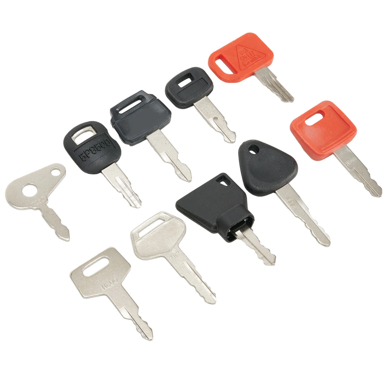 10 KEY SET Master Key Ignition Set For Agricultural + Heavy Plant