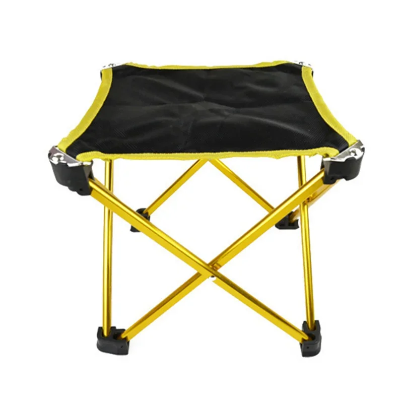 

Outdoors BBQ Camping Chair Portable Foldable Stool Aluminium Alloy Travel Fishing Sandy Beach Tuba High Strength Canvas Seat