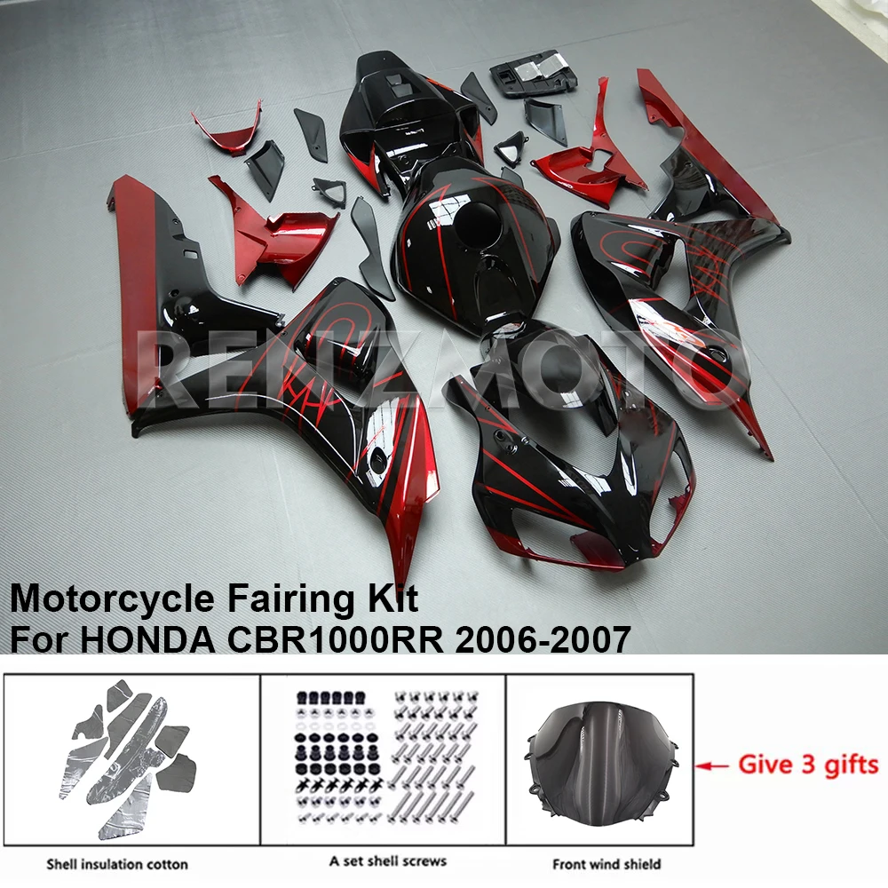 

H1007-122a Motorcycle Fairing Set Body Kit Plastic For HONDA CBR 1000 RR 2006-2007 Accessories ABS Injection Bodywork