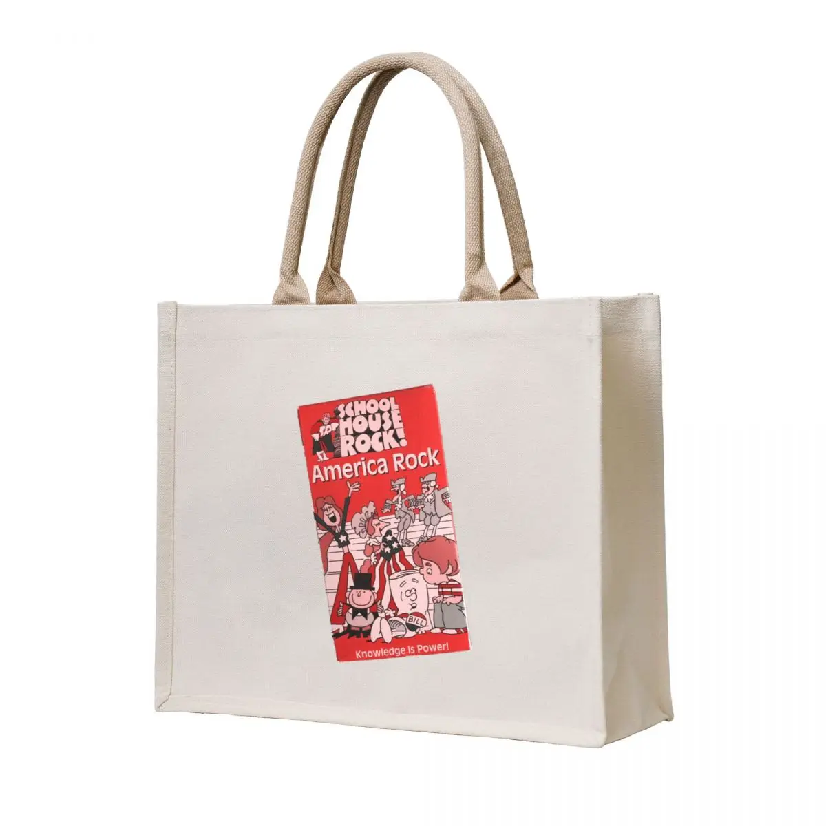 

School House Rock! America Rock VHS Tote Bag cute pouch bag hand bag canvas tote