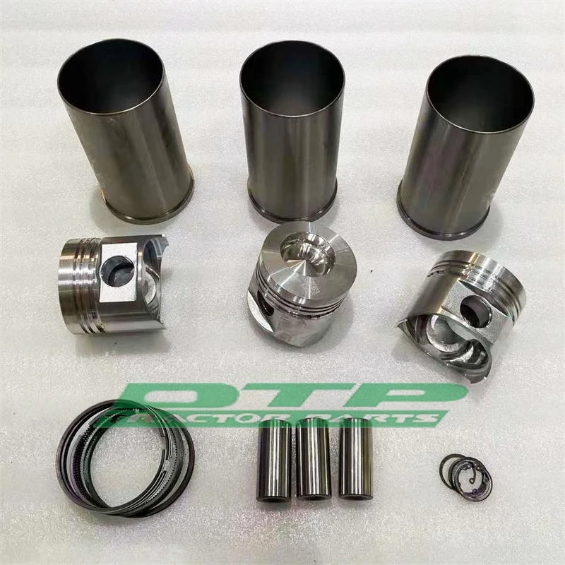 Set of Pistons,Cylinder sleeves, Piston rings,Piston pins and circlips,Quanchai engine parts,QC385 (direct injection mode)