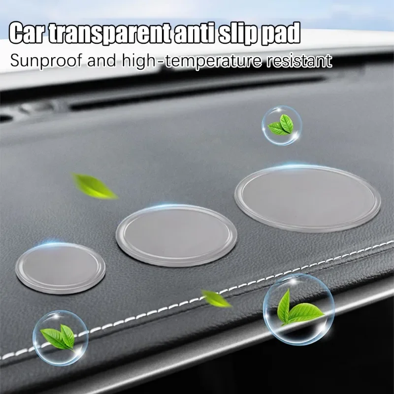 Anti-slip Mat Car Ornaments Car Placemat Center Console Dashboard Cell Phone Silicone Fixed Adhesive High Temperature Resistant