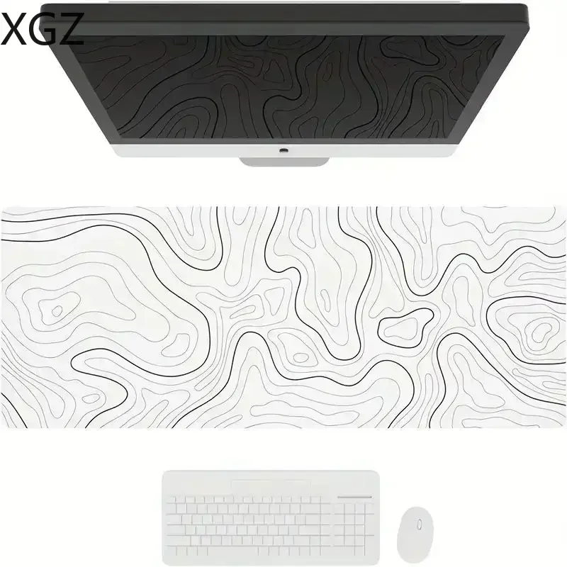 PC Large MousePads For Desk Gaming Mouse Pad with Stitched Edges and Non-Slip Rubber Base Extended mouse mat game accessories