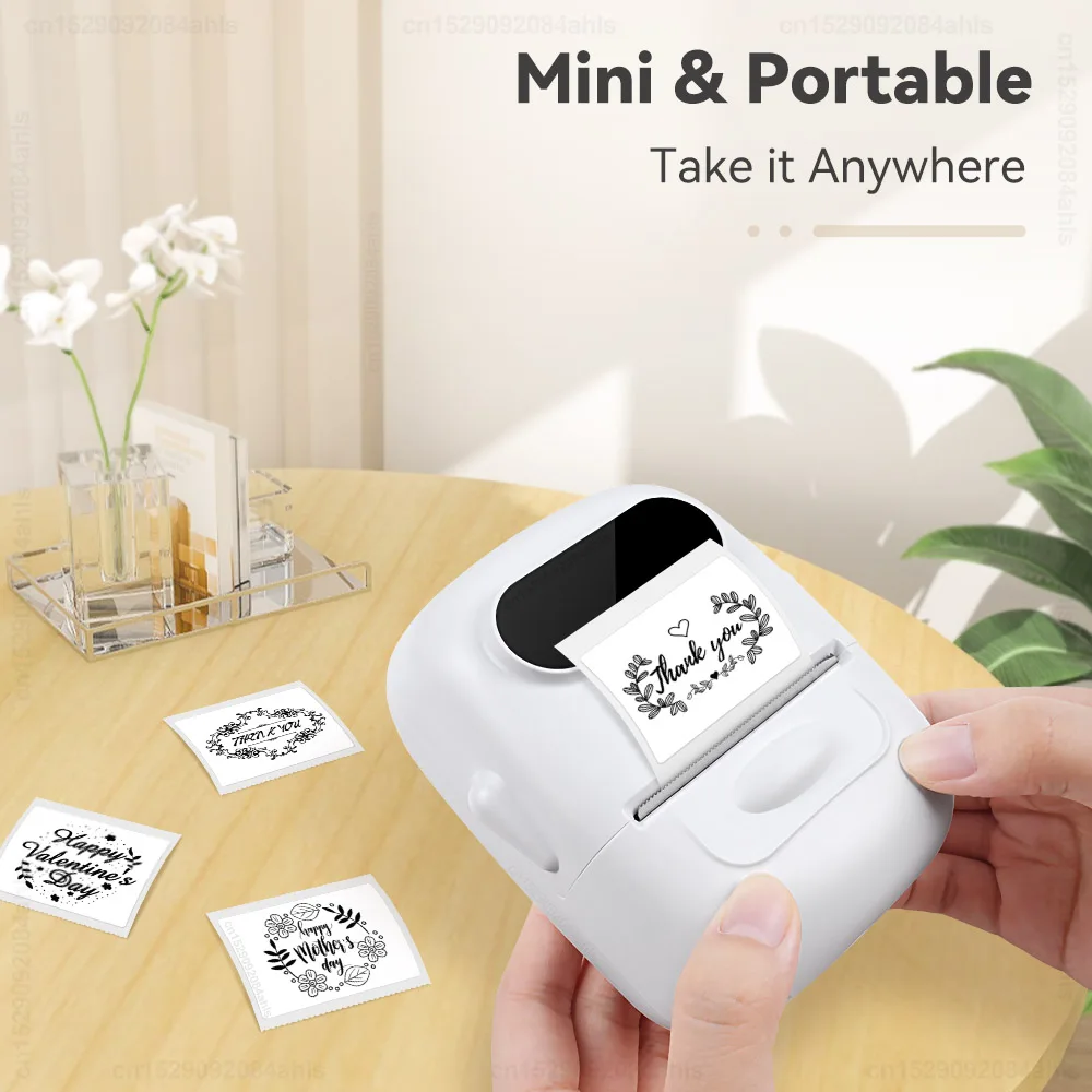 Imagem -03 - Mini Portátil Bluetooth Impressão de Etiquetas Etiqueta P50 Thermal Printer Semelhante ao Marklife Máquina de Etiquetas Adesivo