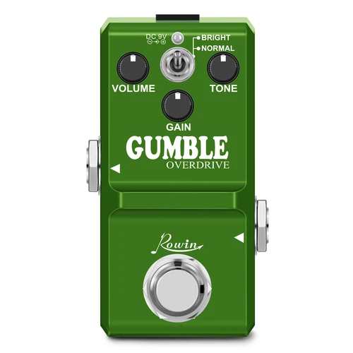 Imagen 2 del producto Pedal de guitarra eléctrica Rowin OverDrive, efectos de sobrecarga Gumble Dumble, suministro de pedales efectores Dumbler LN-315