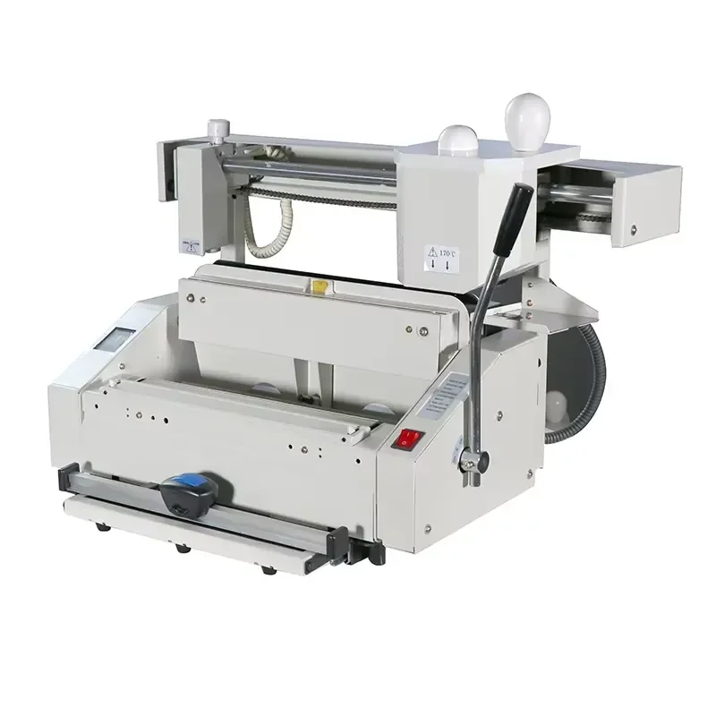 Hot Melt Glue Wireless Book Binding Machine With Creasing Machine for Book Cover