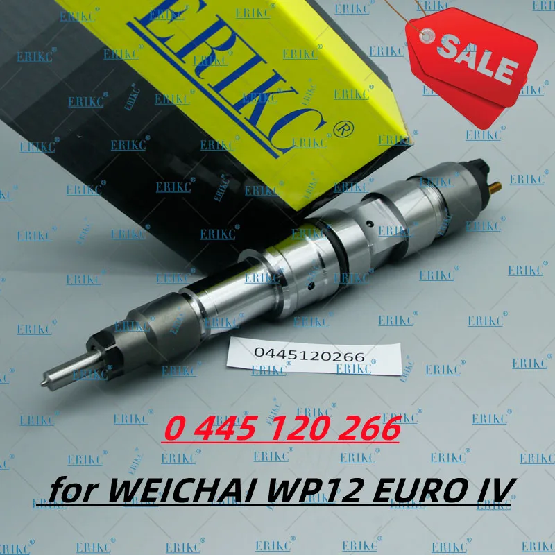 0 445 120 266 Common Rail Diesel Injector 0445120266 612640090001 612630090012 0 445 120 266 for WEICHAI WP12 EURO IV