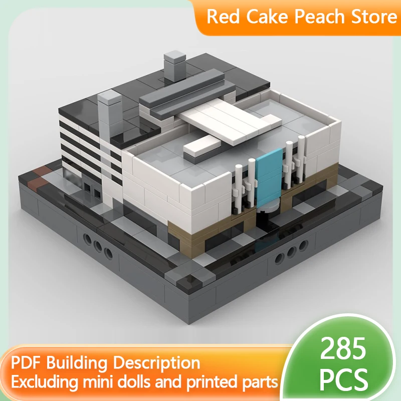 

Модель городской улицы MOC: Конструктор «Парковка в центре города», модульный, технологичный, для детей, праздничный подарок, игрушка-конструктор
