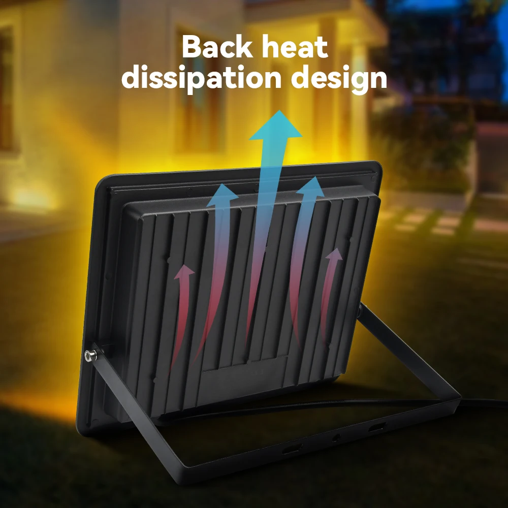 RGB LED الكاشف عاكس الإضاءة في الهواء الطلق 220 فولت 30 واط 50 واط 100 واط IP66 مقاوم للماء في الهواء الطلق RGB الأضواء مصابيح إضاءة المناظر الطبيعية #5