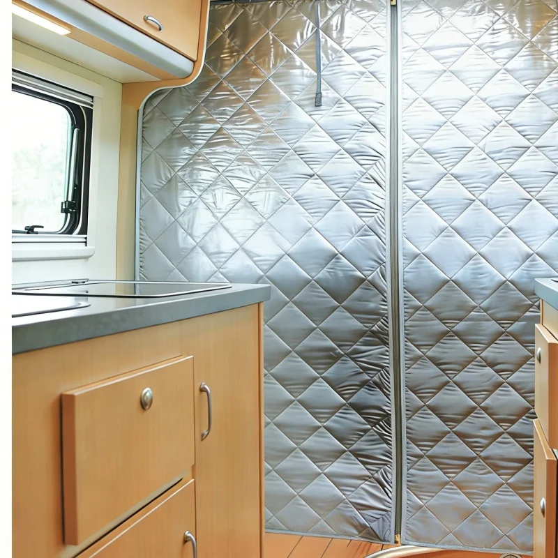 Thermo Wall Thermal Cabin Partition Insulation Curtain For Fiat Ducato Peugeot Boxer Citroen Relay 2006+ Motorhome Van Camper