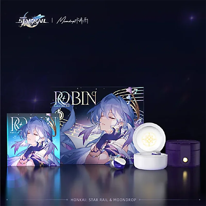 

Ограниченная серия Honkai Star Rail Robin's Наушники TWS Hi-Fi Звук Шумоподавление Bluetooth-гарнитура Беспроводные наушники Наушники