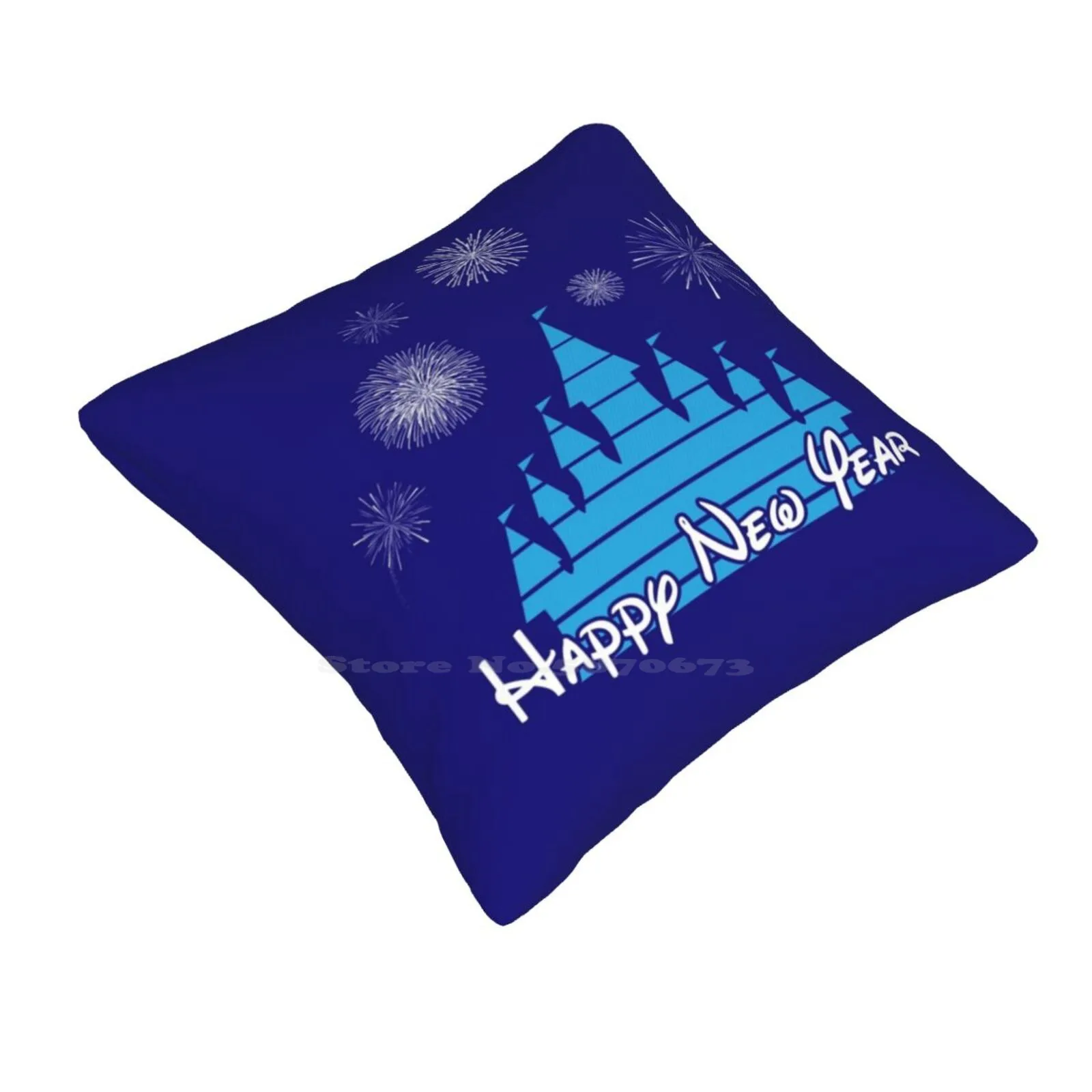 Magical New Year Pillows Case Bedroom Home Decoration New Years Happy New Year Happy Holidays Family Matching Land Walt World