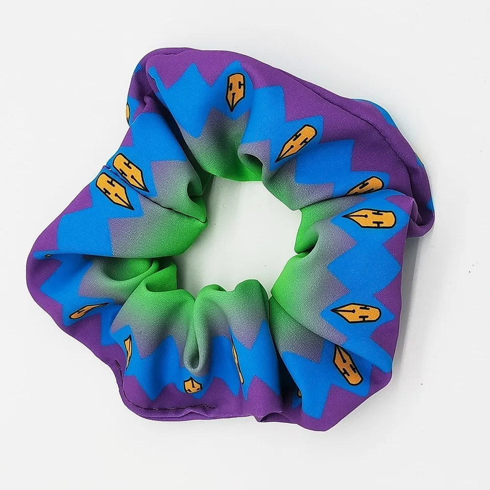  Joseph Jotaro Yoshikage Rohan Anime Jojo's Bizarre Adventure Cosplay Hair Scrunchie Fashion Hair Accessories Fans Props