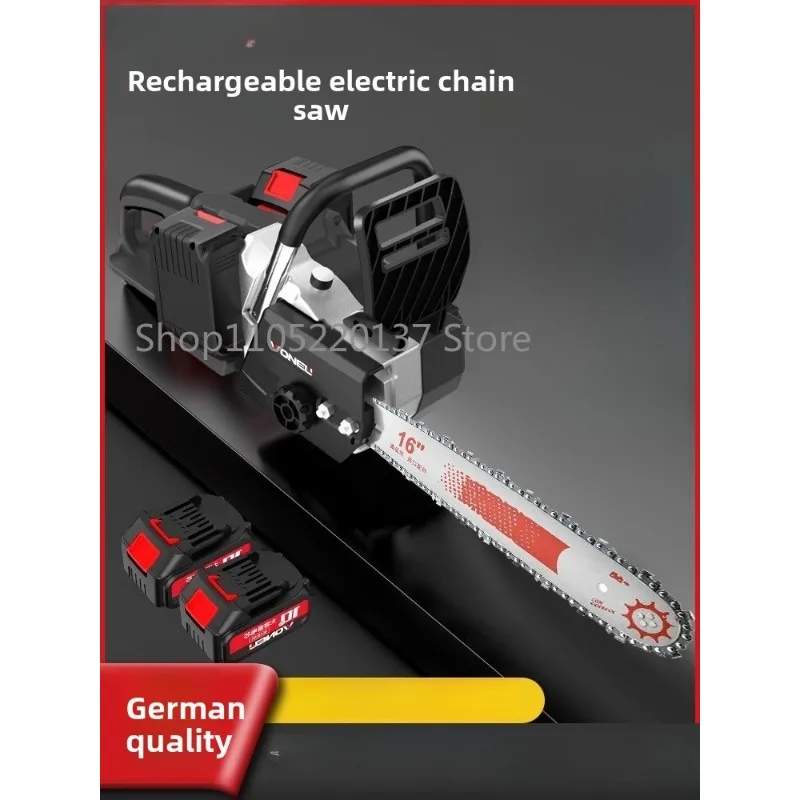 Brushless Lithium Electric Chainsaw Rechargeable Outdoor Small Handheld Saw Firewood Electric Chain Hand Logging Saw