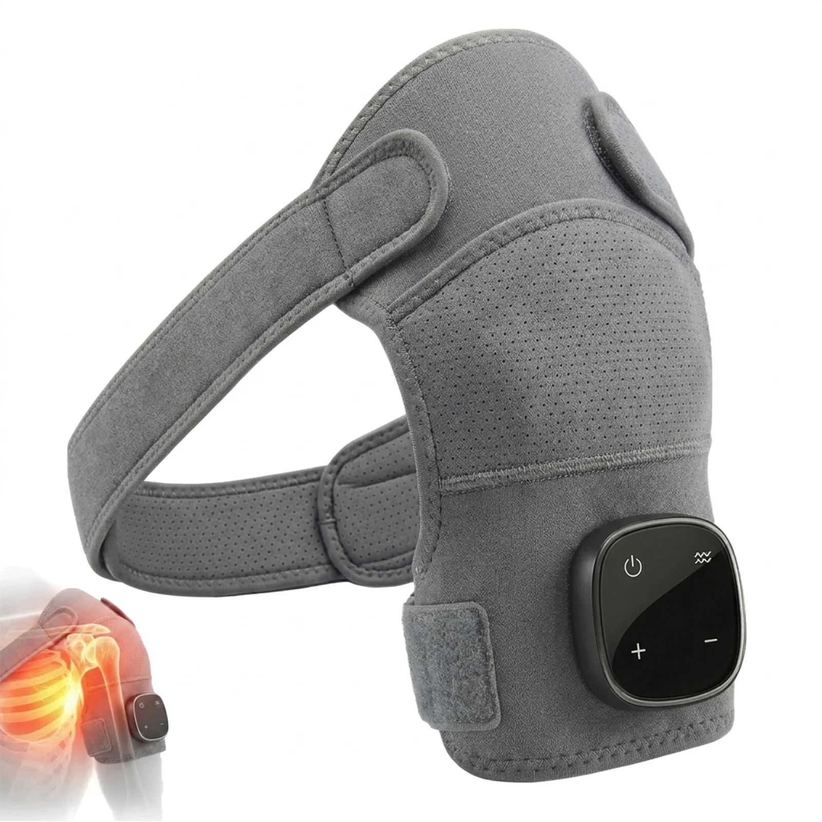 Shoulder Massager With Heat Vibration And Kneading Triple care Devices For Neck 5 Temperature Settings Massage Tools