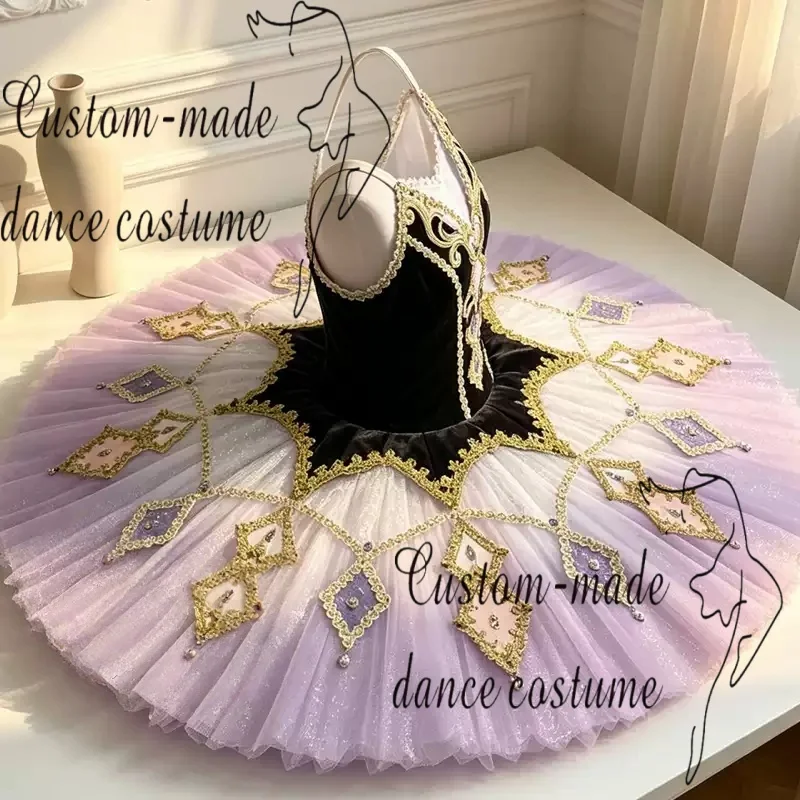 Ballet Dress Performance Dress Million Clown Purple Ballet Dress Customized Performance Dress