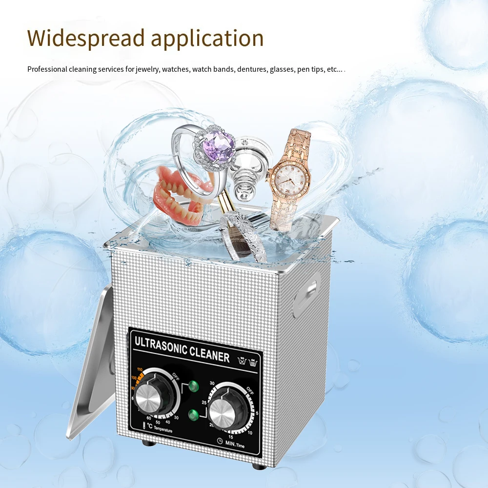 

Ультразвуковой очиститель для ванны 2 л 120 Вт с корзиной из нержавеющей стали, нагреватель, таймер, цифровой дисплей, посудомоечная машина, ультразвуковая бытовая техника