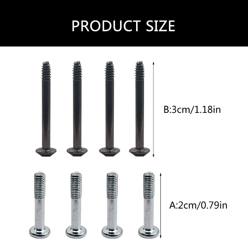 8Pcs 2/3cm Mount Screw For PC Case Video Card Cooling Fan Radiator Water Cooling Fan Computer Accessories 24BB