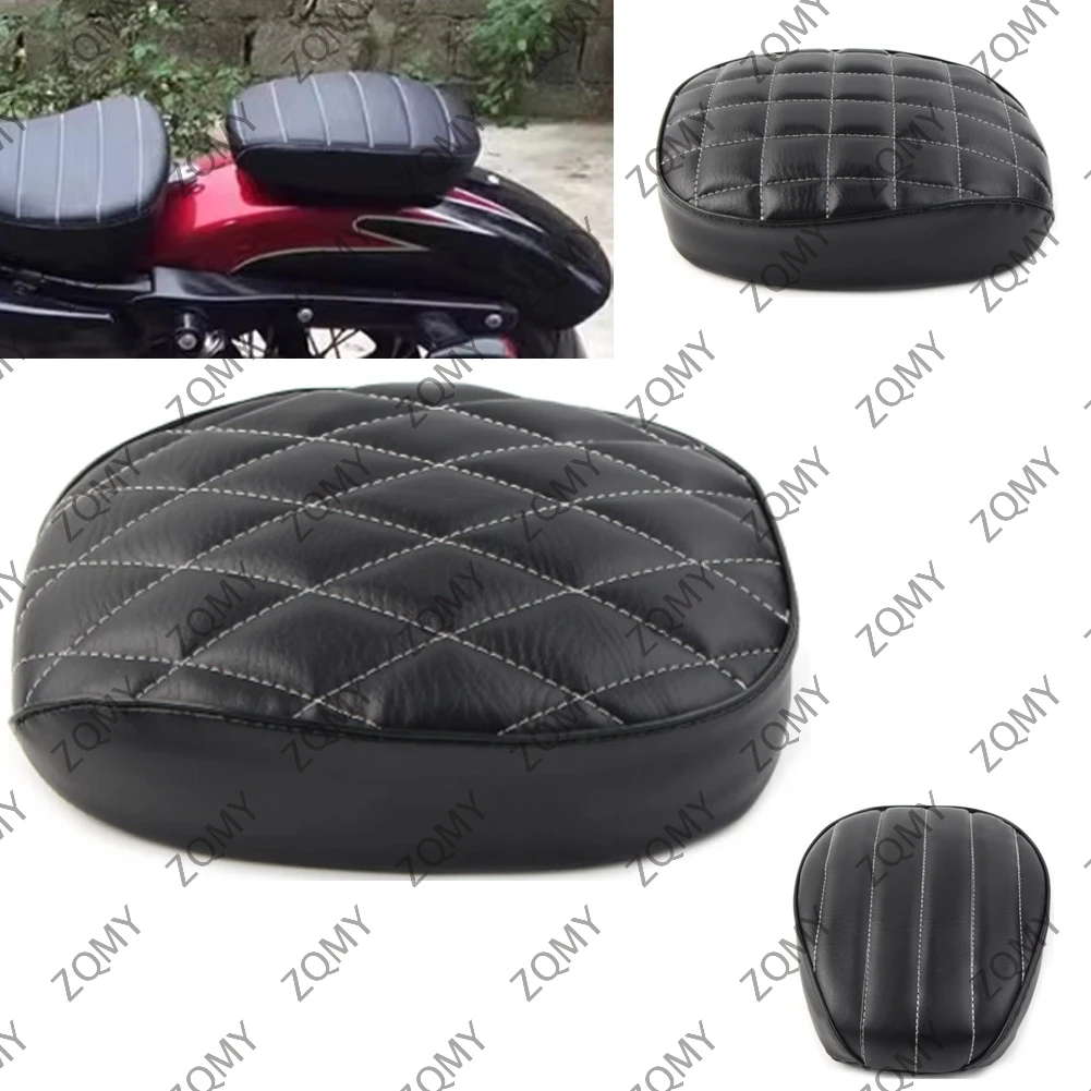 Motorbike Rear Passenger Leather Cushion Pillion Seat Pad For Harley X48 72 XL1200 Sportster 2010 2011 2012 2013 2014 2015