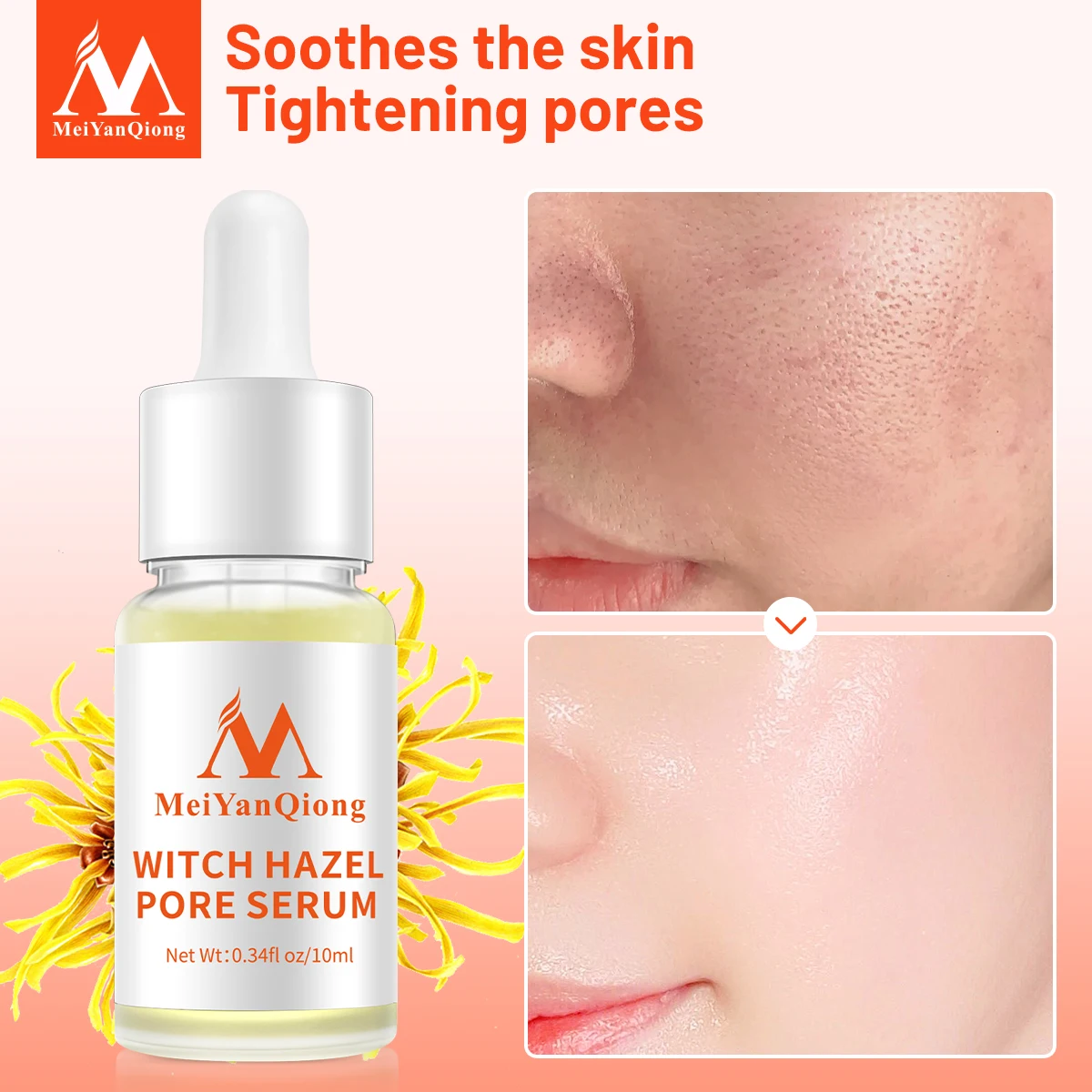 

Pore Shrinking Essence Effectively Clean Pore Exfoliator Whitens Skin Replenishes Skin Moisture Shrink Pore Moisturizing Beauty