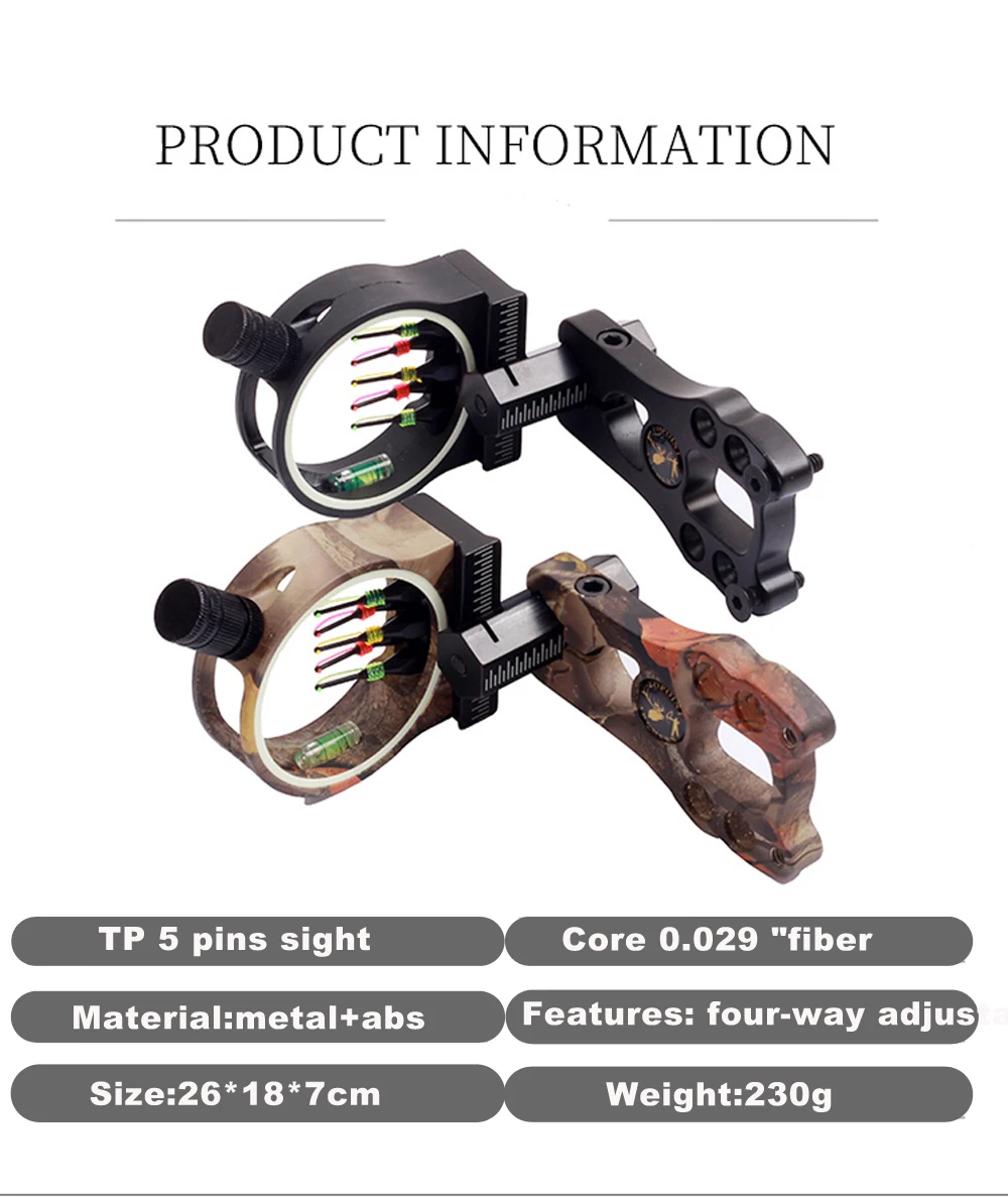 5 Pin Bow Sight 0.029