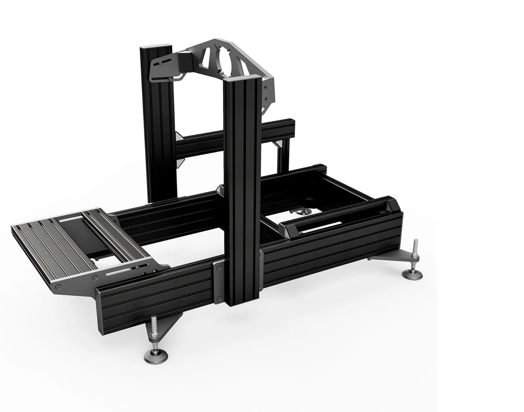 40160 Aluminum Profiles Steering Wheel Seat Stand Racing Simulator Cockpit  Sim Rig Cockpit Virtual Reality Driving Simulator
