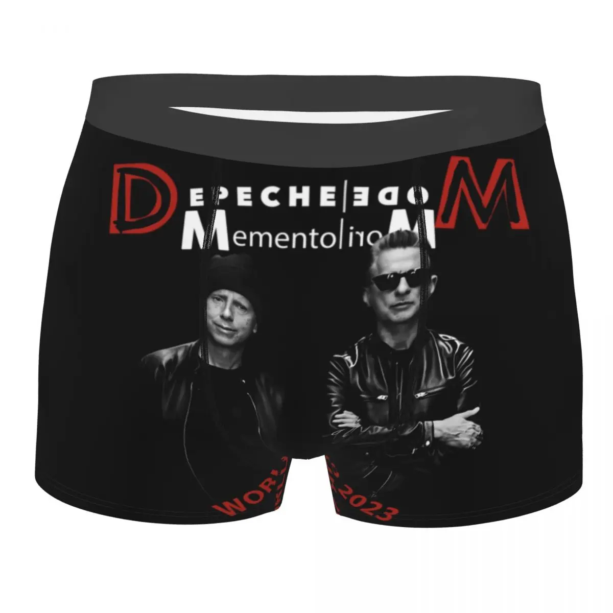 Custom Electronic Rock Band Depeche Cool Mode Underwear Men Sexy Printed Customized Boxer Shorts Panties