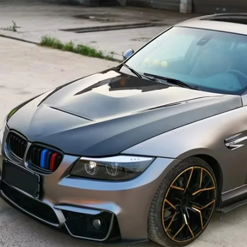 2009-2012 for LCI E90 E91 3 Series 4 Door GTS Style Carbon Fiber Hood Bonnet Body Parts