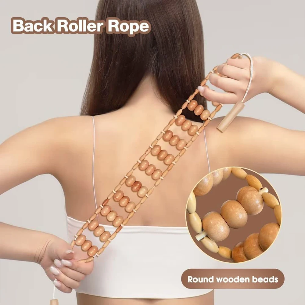 8PCS Wooden Therapy Massager For Lymphatic Drainage Anti Cellulite Maderoterapia Body Sculpturing Massage Roller Gua Sha Sets