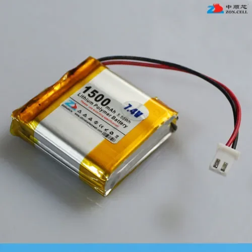 Новый 1500мАч 674040 *2 434040 *4 653953 *2 7,4 В в основной полимерной литиевой батарее Литий-ионный аккумулятор