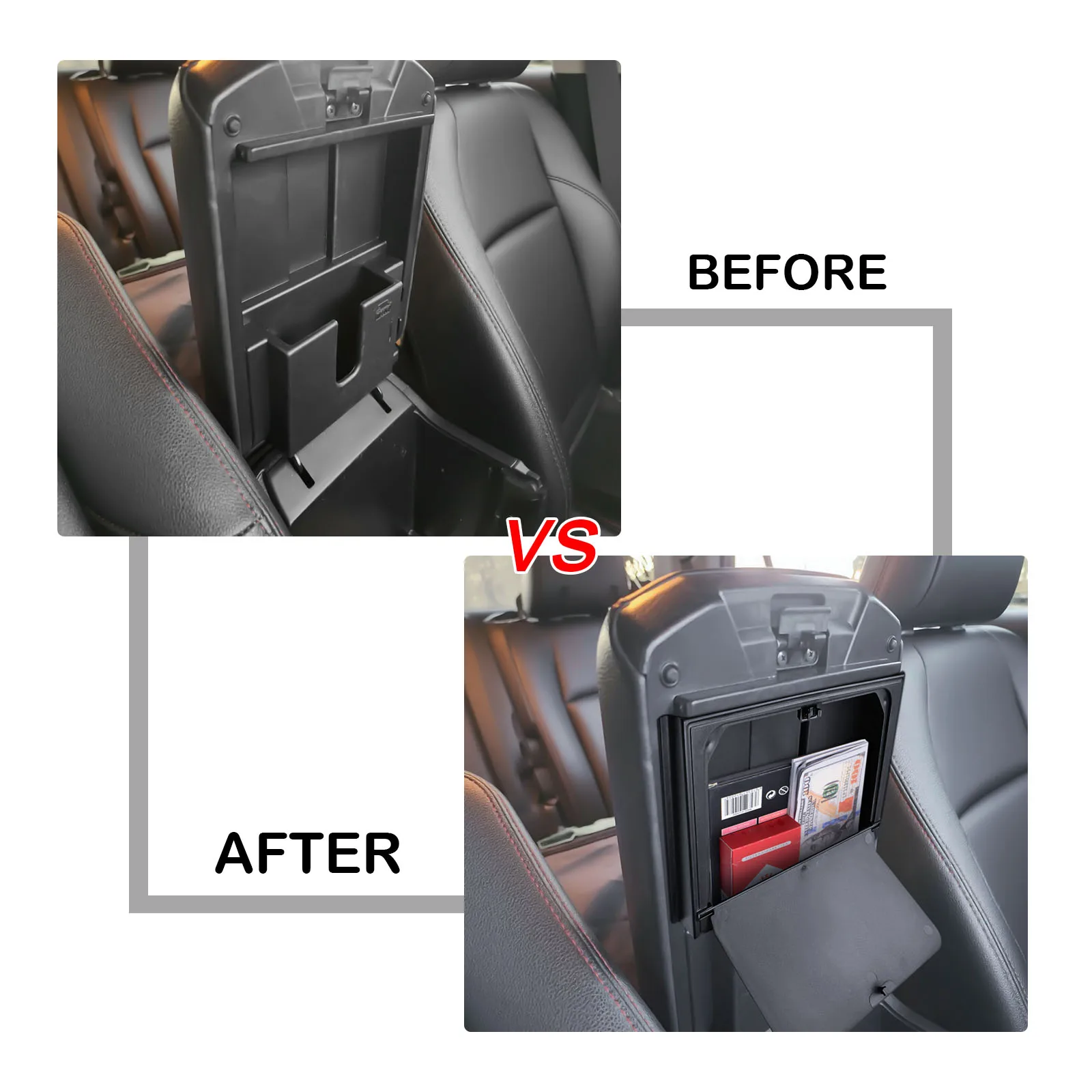 وحدة التحكم المركزية صندوق تخزين مخفي صينية لتويوتا 4 عداء اكسسوارات 2010-2023 2024 مسند الذراع مخفي سر منظم تخزين السيارة