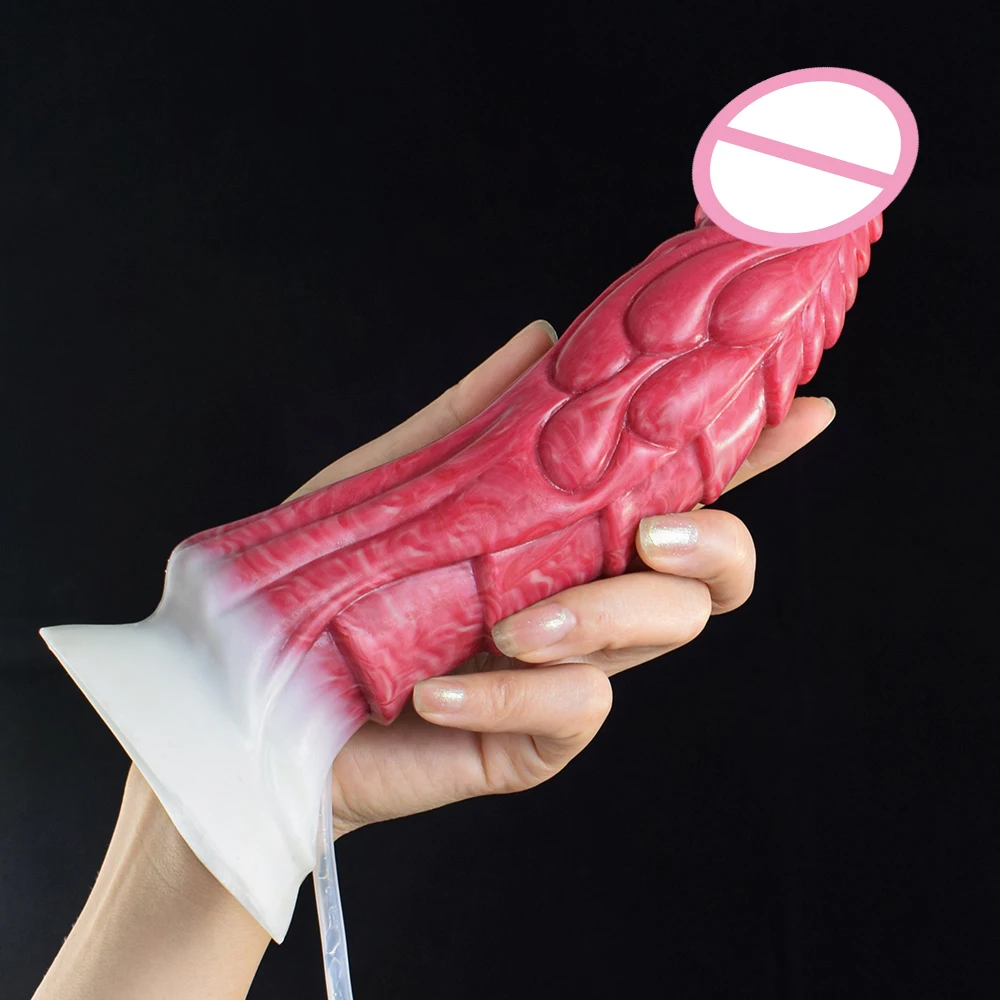 SMMQ دسار واقعي مع وظيفة التدفق المكونات الشرج لينة سيليكون القضيب للإناث الاستمناء المهبلي Dildon ألعاب جنسية #6