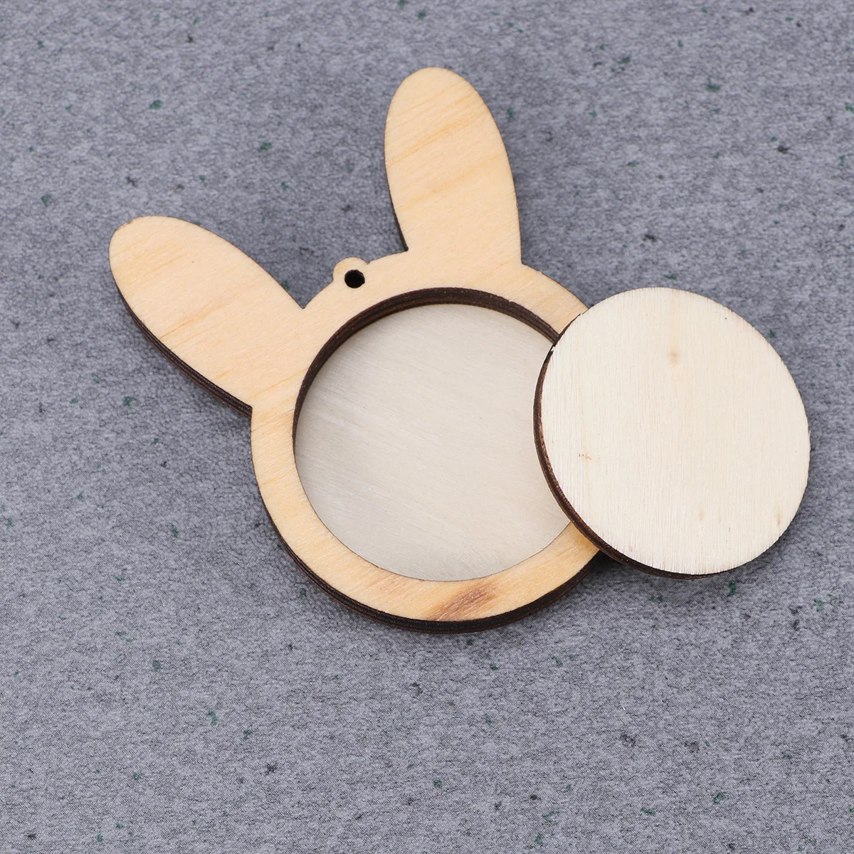 12 Stück Holz-Stickrahmen-Set, 5 cm, rund, Mini-Holzringe, Kreuzstich-Befestigungsrahmen, DIY, Nähen, Basteln, Hängedekoration