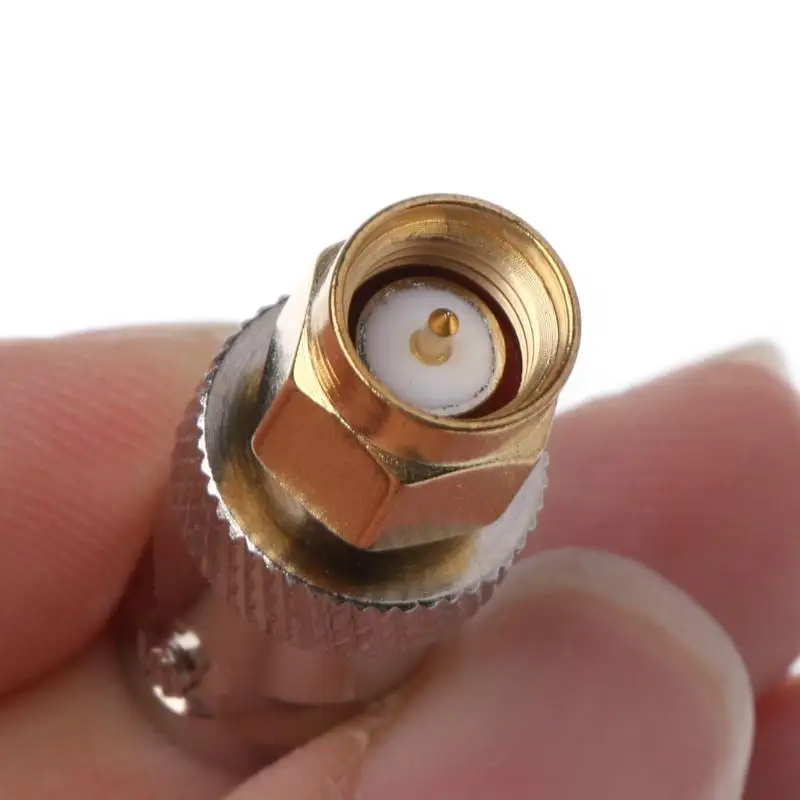 

652F SMA Male To BNC Female Plug Straight RF Adapter Coaxial Connector Converter