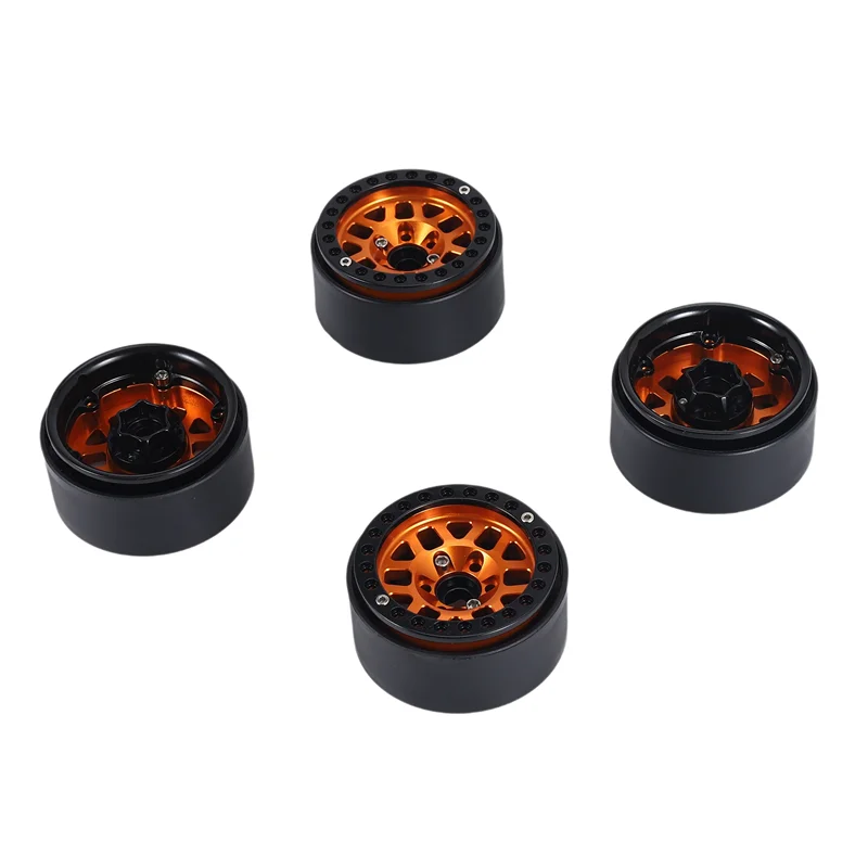 AS96-4PCS 1.9 Metalen Beadlock Wielnaaf Velg Voor 1/10 RC Crawler Axiale SCX10 90046 AXI03007 Traxxas TRX4 Redcat D90