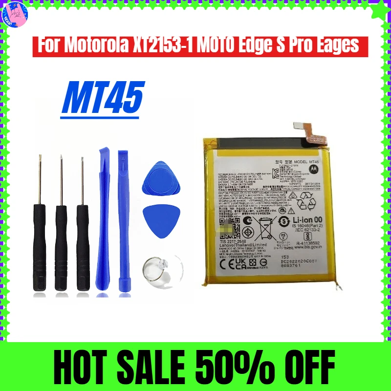 

4230mAh for Motorola XT2153-1 MOTO Edge S Pro Eages MT45 Mobile Phone Batteries