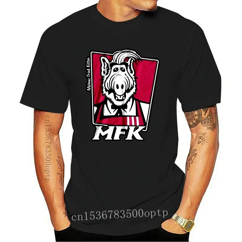 Neues T-Shirt alf 6 Kult schwarz Melmac, leckere Katze, UFO, kom? sterben, Kult, Serie Streetwear lustige Druck Kleidung mans T-Shirt 20