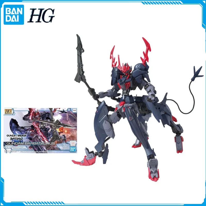 

In Stock Bandai HG 1/144 Gudam Breaker Battlouge Gundam Barbataurus Original Anime Figure Model Toys Action Figures Collection