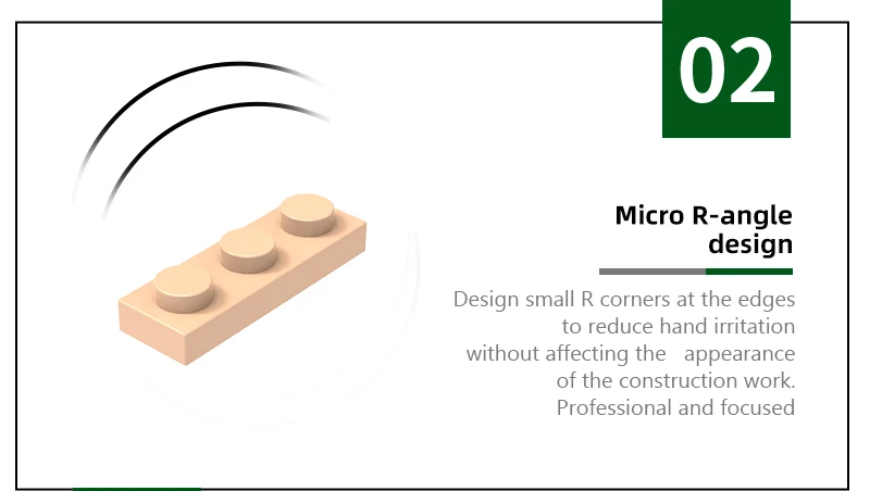 Wange 206 Teile/los 3623 Dünne 1X3 Baustein Moc Klassische Zubehör Kompatibel mit Ziegel Kinder Spielzeug Geschenk Box – Detail 4