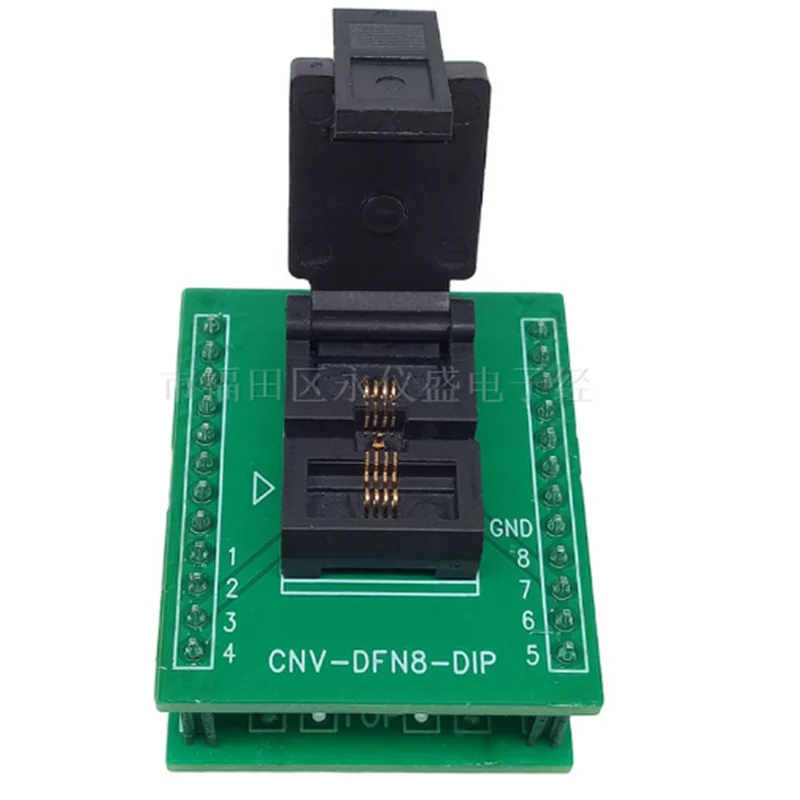 Programming Socket DFN8/DFN3.3X3.3-8L (0.65mm) IC Chip Programming Socket Aging Test Socket Adapter DIP8